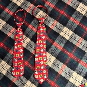 Kids Jason Scott by Imp Christmas Polyester Neck Tie - adjustable - super easy!